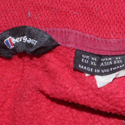 Mens UK Size XL Berghaus Red Pullover Sweatshirt