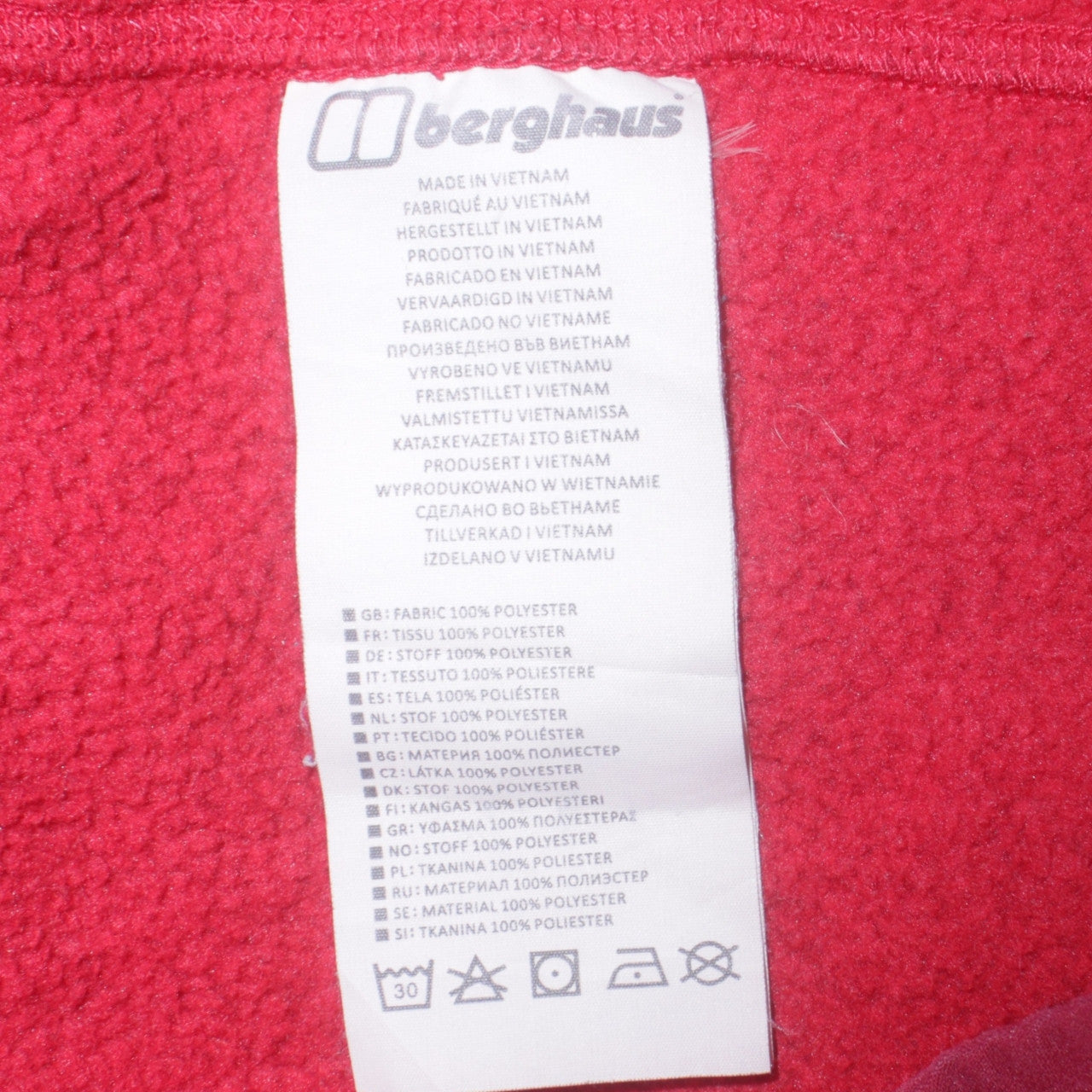 Mens UK Size XL Berghaus Red Pullover Sweatshirt