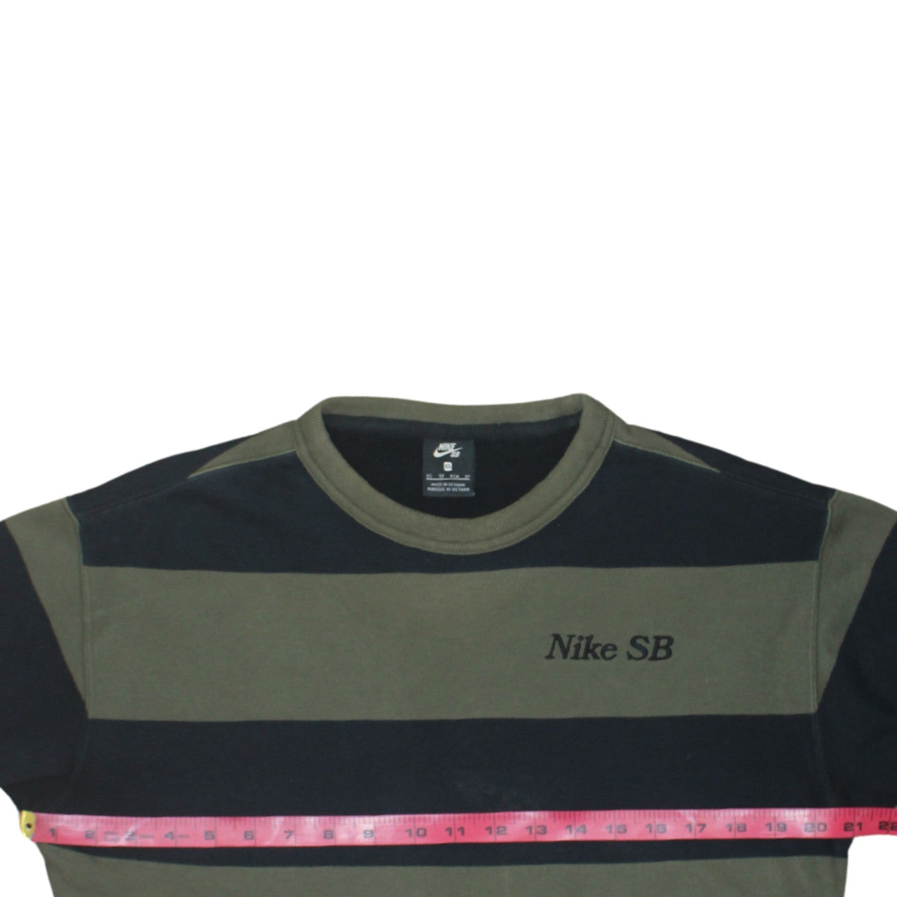 Mens UK Size XS Nike Green Pullover Sweatshirt