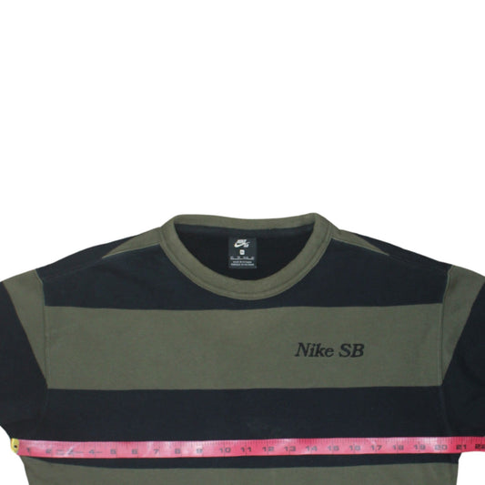 Mens UK Size XS Nike Green Pullover Sweatshirt