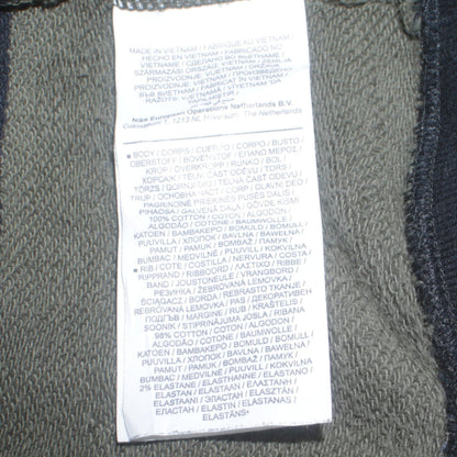 Mens UK Size XS Nike Green Pullover Sweatshirt