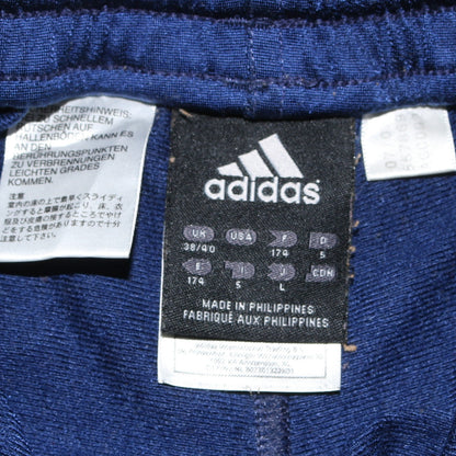 Mens UK Size L adidas Regular Fit Track Pants Blue Trousers
