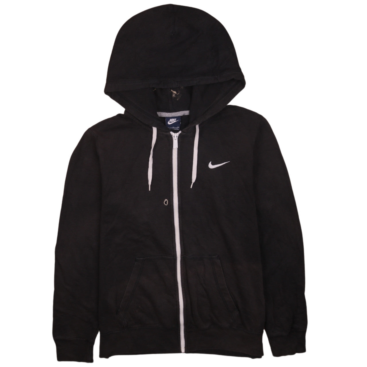Mens UK Size XL Nike Black Full Zip Hoodie