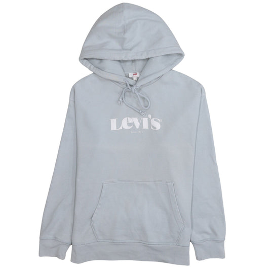Womens UK Size S Levi's Blue Pullover Hoodie