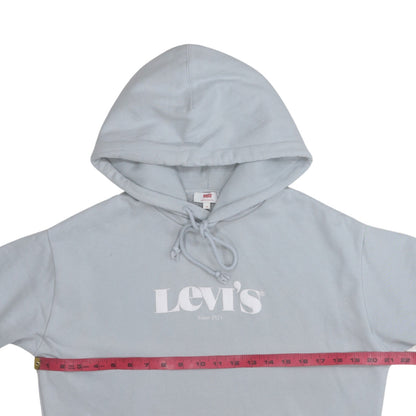 Womens UK Size S Levi's Blue Pullover Hoodie