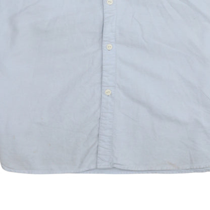 Hilfiger Denim Men's Blue Button-Down Casual Shirt L Regular Fit