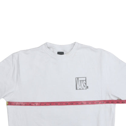 Mens UK Size L VANS White Pullover Sweatshirt