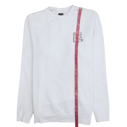 Mens UK Size L VANS White Pullover Sweatshirt