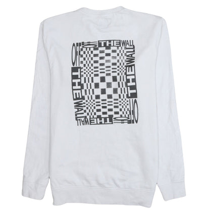 Mens UK Size L VANS White Pullover Sweatshirt