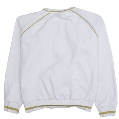 Womens UK Size L FILA White Pullover Sweatshirt