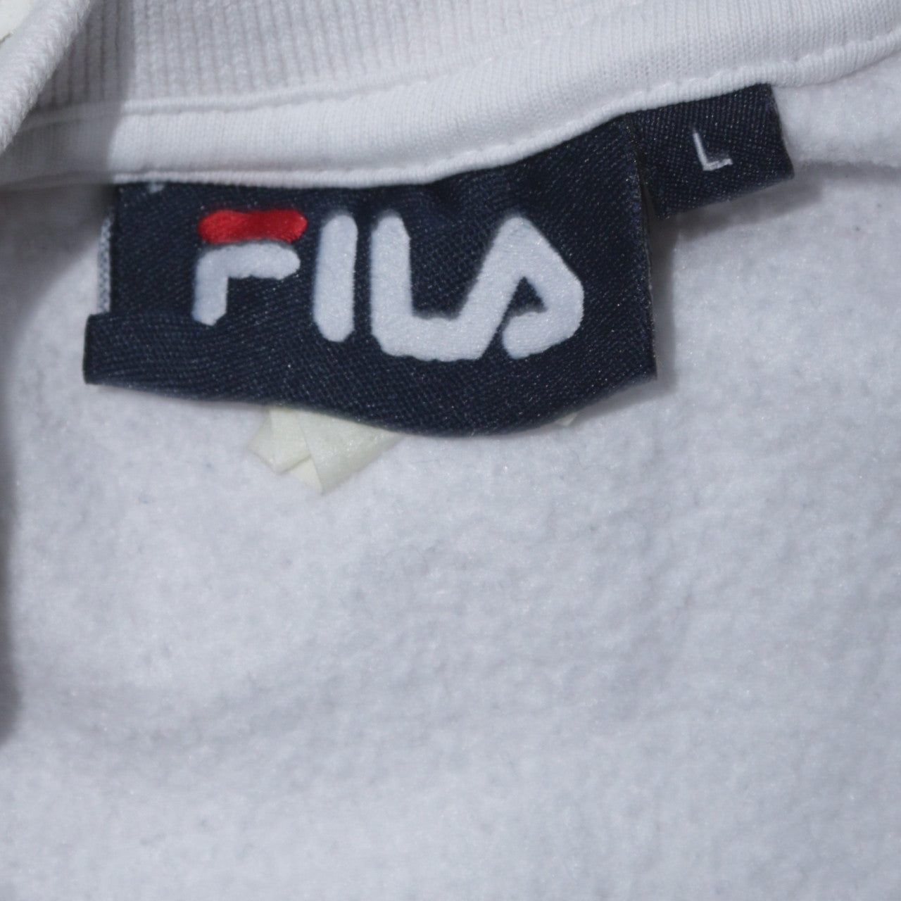 Womens UK Size L FILA White Pullover Sweatshirt