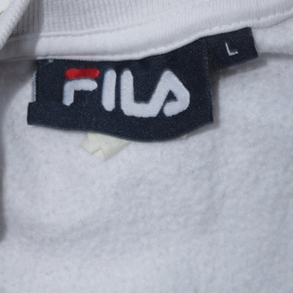 Womens UK Size L FILA White Pullover Sweatshirt