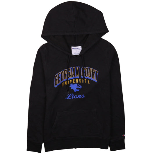 Mens UK Size S Champion Black Pullover Hoodie