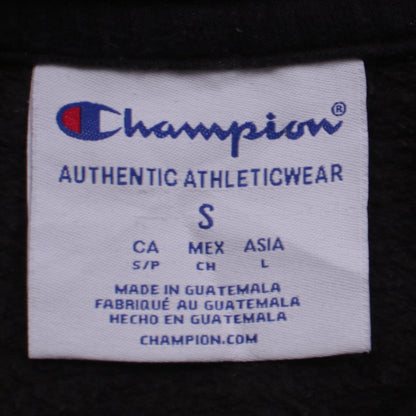 Mens UK Size S Champion Black Pullover Hoodie