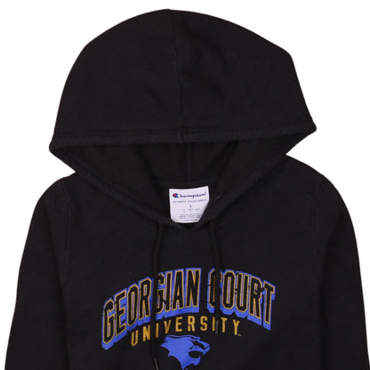 Mens UK Size S Champion Black Pullover Hoodie
