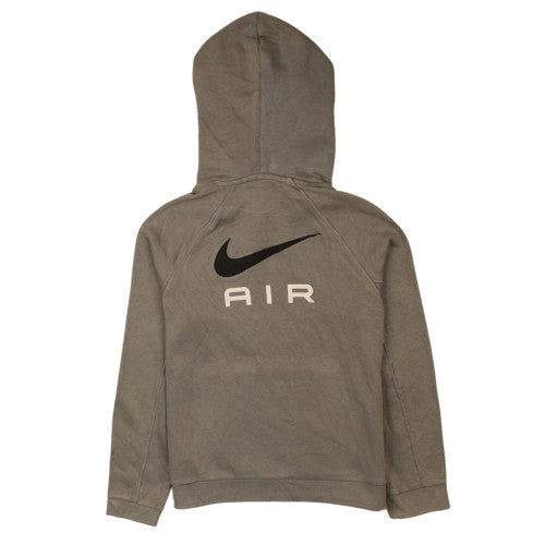Nike Boys Brown Pullover Hoodie L Logo Fleece Hooded Sweatshirt