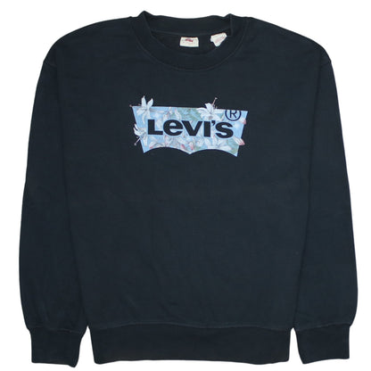 Mens UK Size S Levi's Black Pullover Sweatshirt