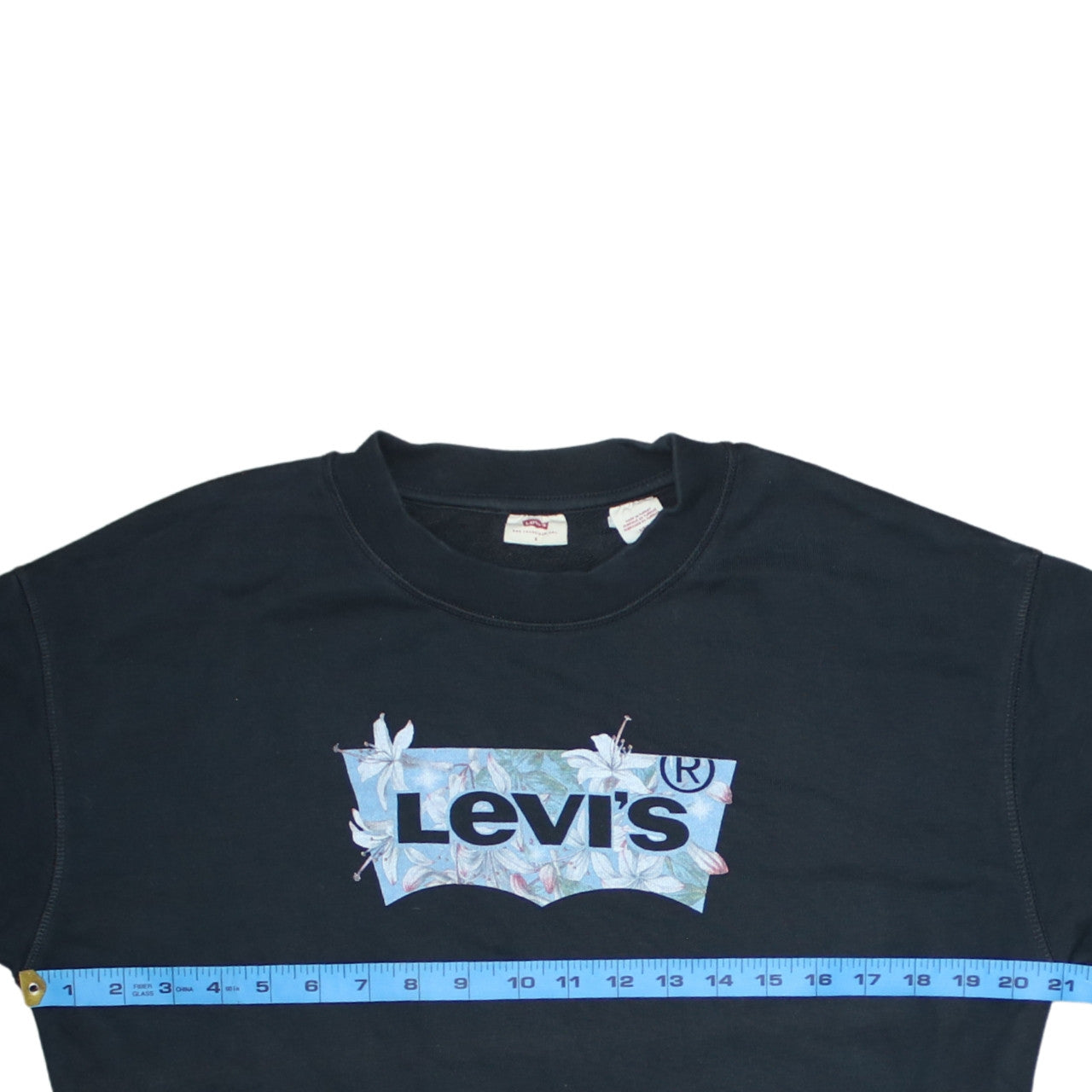 Mens UK Size S Levi's Black Pullover Sweatshirt