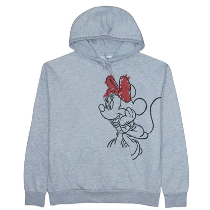 Womens UK Size 10/12 Disney Grey Pullover Hoodie