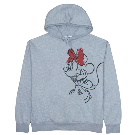 Womens UK Size 10/12 Disney Grey Pullover Hoodie