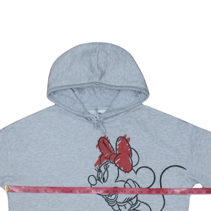 Womens UK Size 10/12 Disney Grey Pullover Hoodie