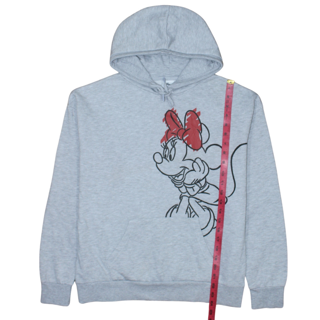 Womens UK Size 10/12 Disney Grey Pullover Hoodie