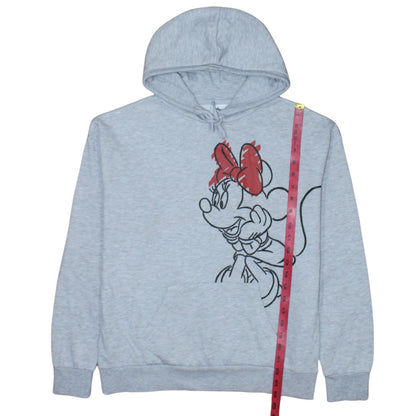 Womens UK Size 10/12 Disney Grey Pullover Hoodie