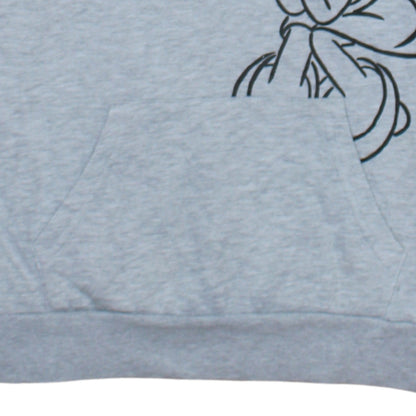 Womens UK Size 10/12 Disney Grey Pullover Hoodie