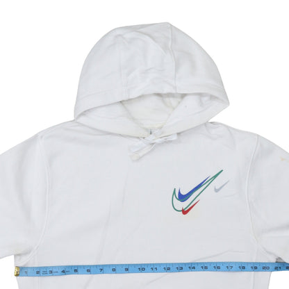 Mens UK Size XS Nike White Pullover Hoodie