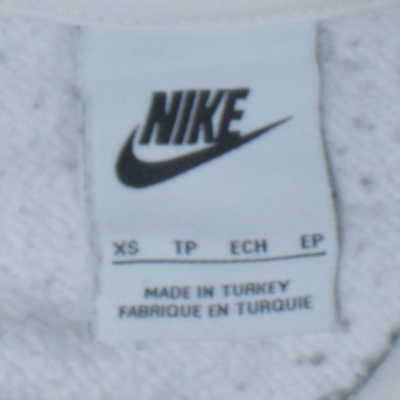 Mens UK Size XS Nike White Pullover Hoodie