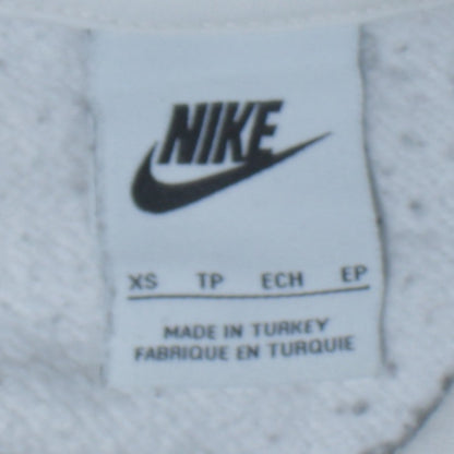 Mens UK Size XS Nike White Pullover Hoodie