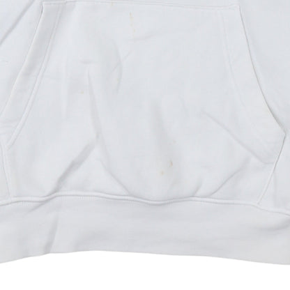 Mens UK Size XS Nike White Pullover Hoodie