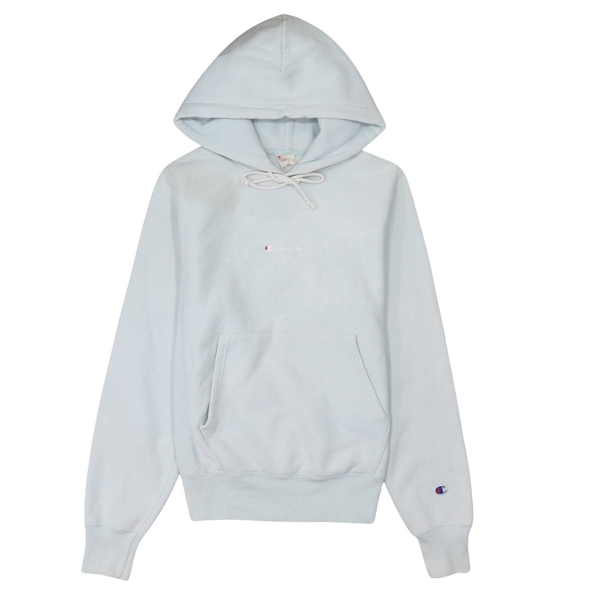 Womens UK Size XS Champion Blue Pullover Hoodie