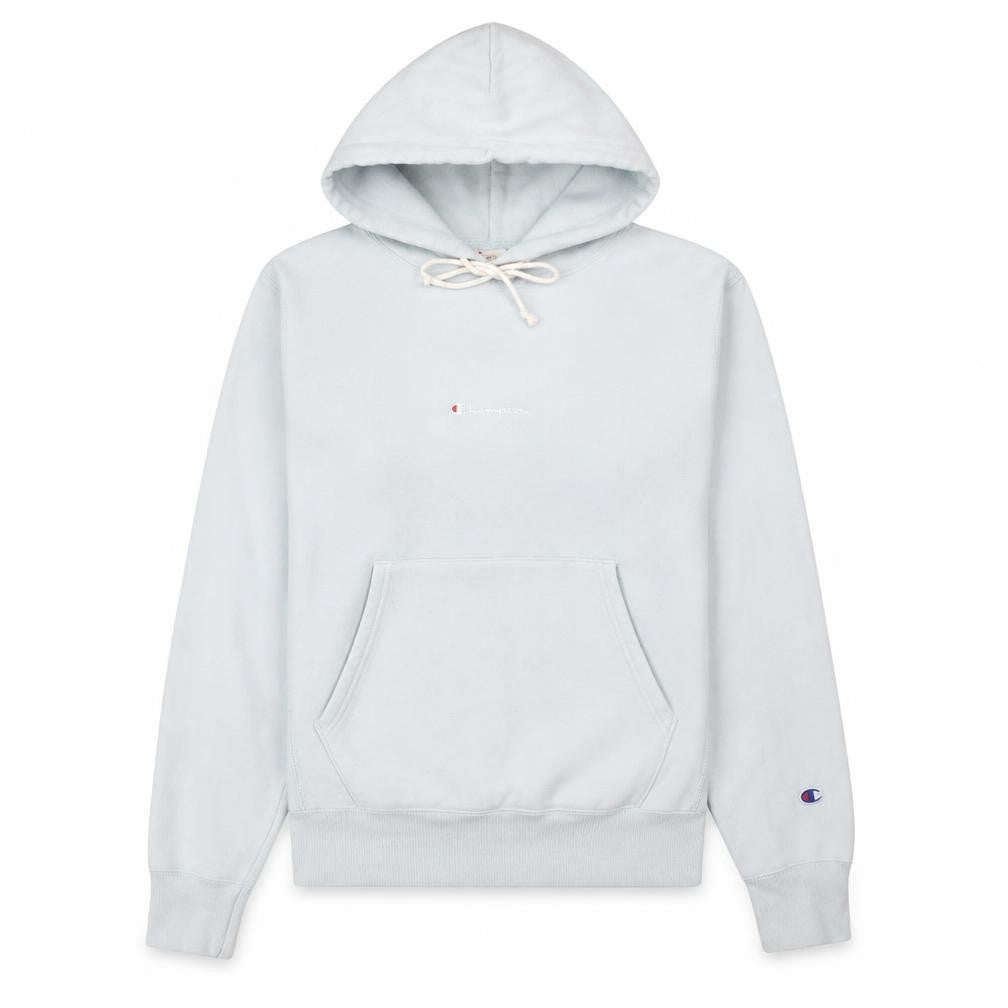 Womens UK Size XS Champion Blue Pullover Hoodie