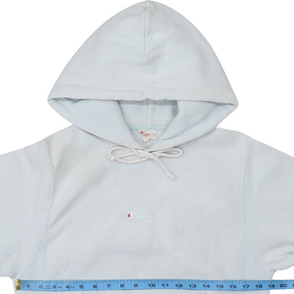 Womens UK Size XS Champion Blue Pullover Hoodie