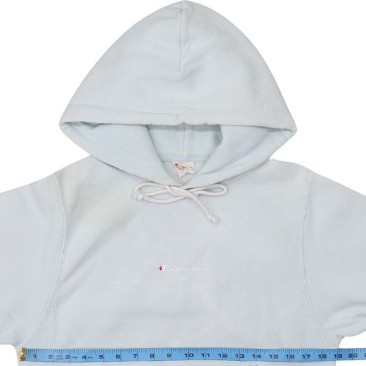 Womens UK Size XS Champion Blue Pullover Hoodie