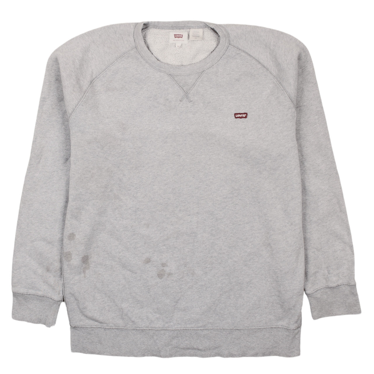 Mens UK Size L Levi's Grey Pullover Sweatshirt