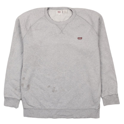 Mens UK Size L Levi's Grey Pullover Sweatshirt