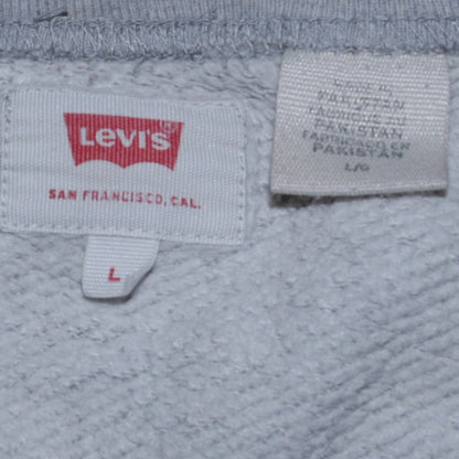 Mens UK Size L Levi's Grey Pullover Sweatshirt