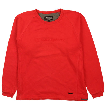 Mens UK Size S Champion Red Pullover Sweatshirt