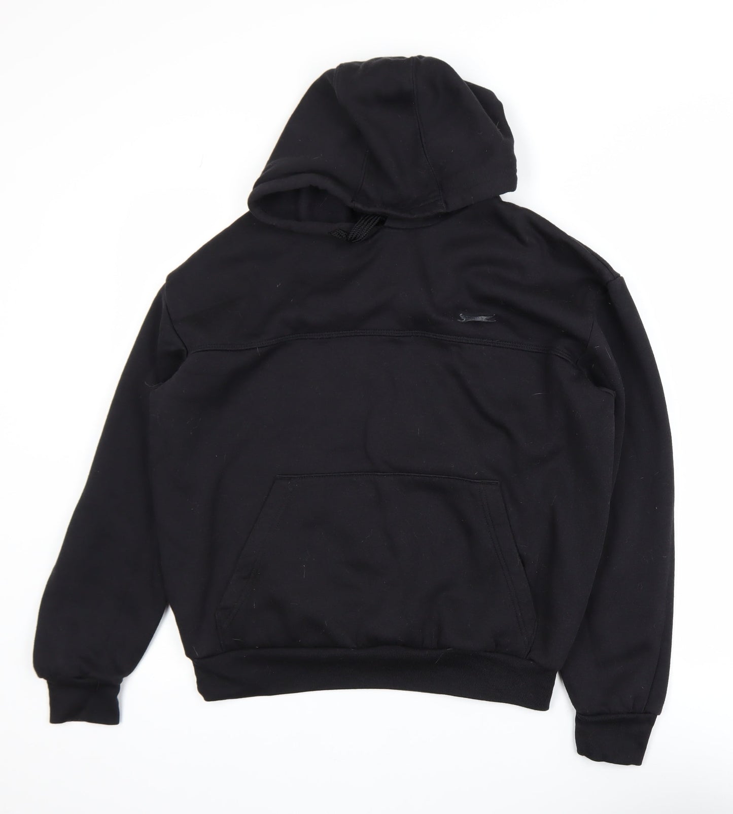 Mens UK Size M Slazenger Black Pullover Hoodie
