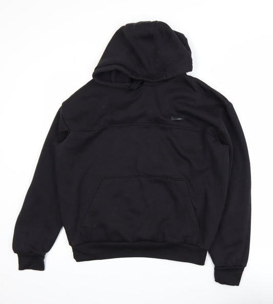 Mens UK Size M Slazenger Black Pullover Hoodie