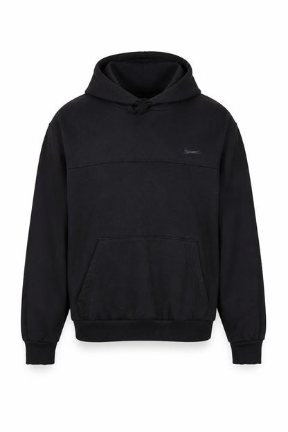 Mens UK Size M Slazenger Black Pullover Hoodie