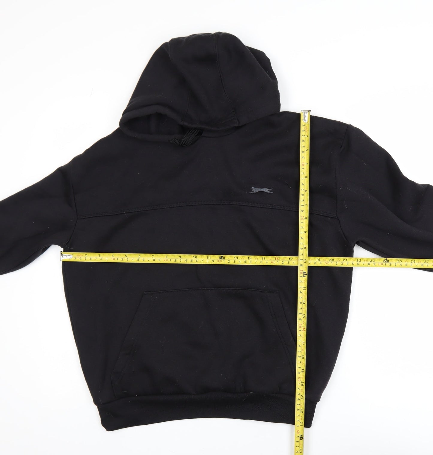 Mens UK Size M Slazenger Black Pullover Hoodie