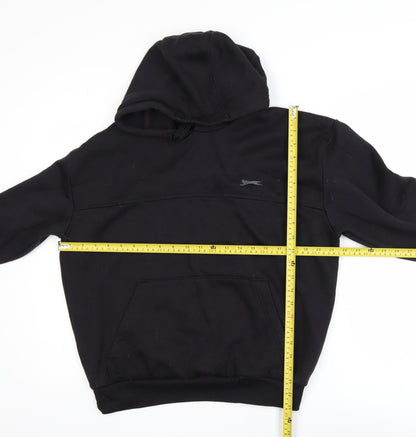 Mens UK Size M Slazenger Black Pullover Hoodie