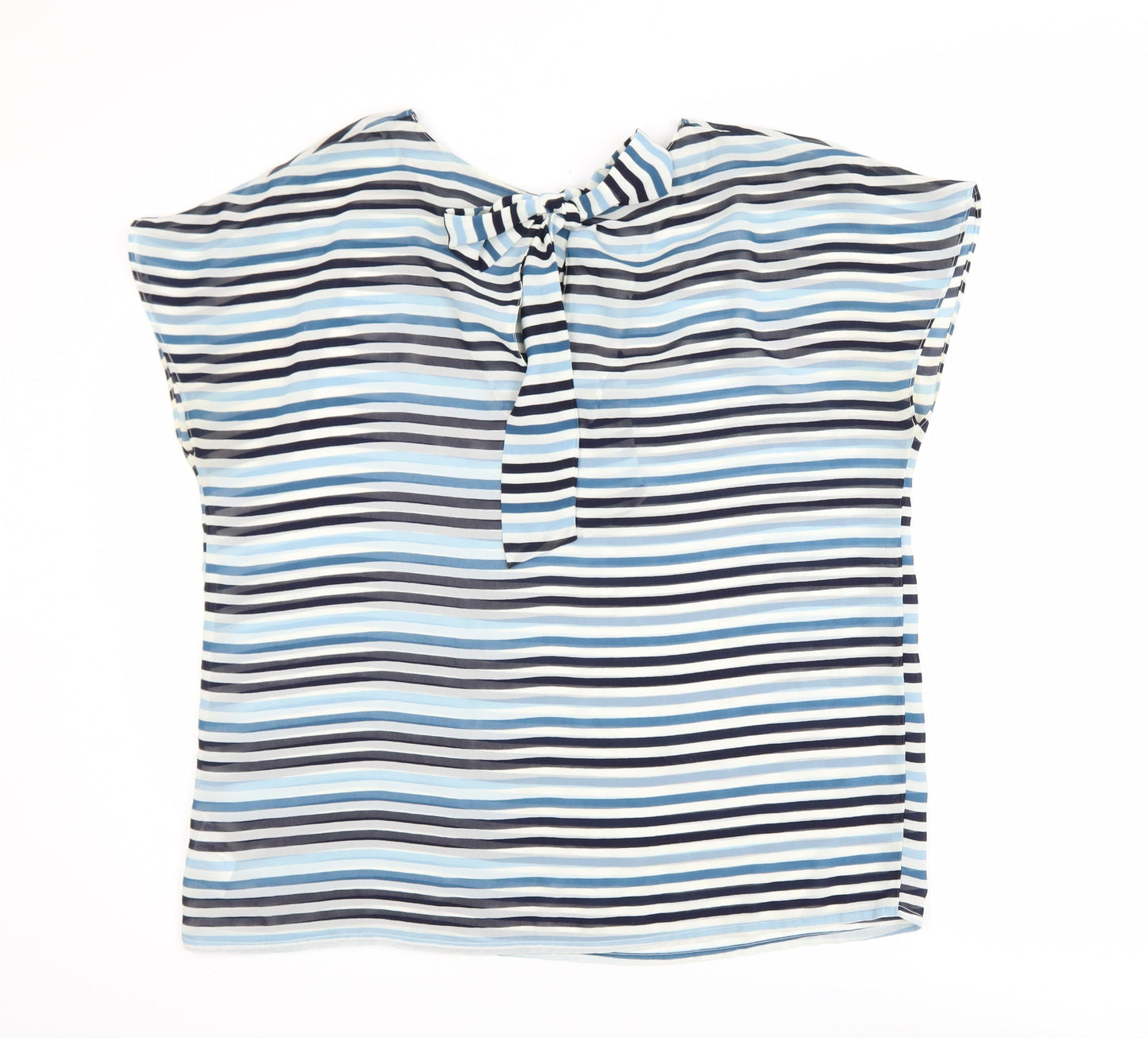 Womens UK Size M Uniqlo Blue Basic Blouse