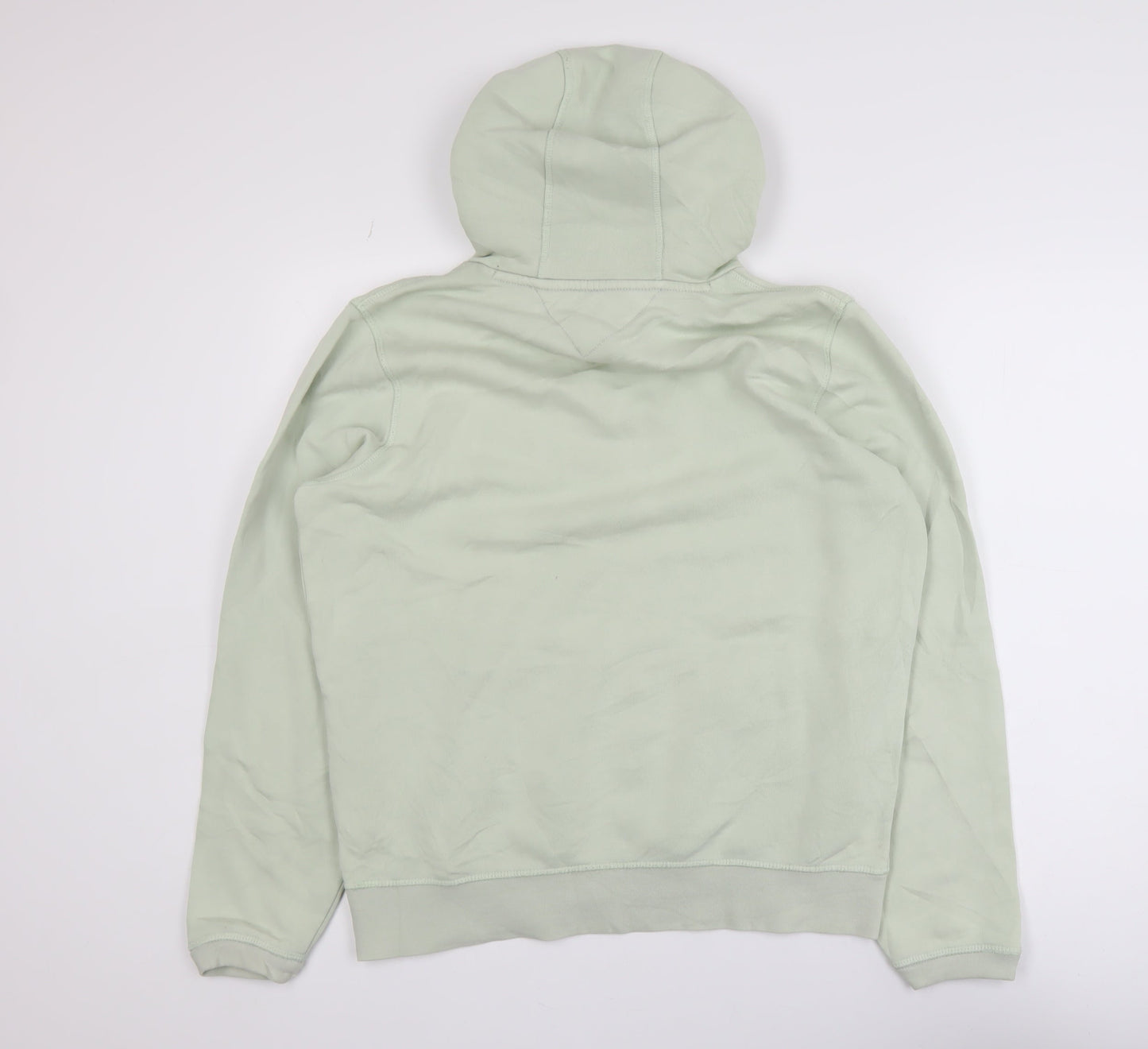 Mens UK Size M Tommy Hilfiger Green Pullover Hoodie