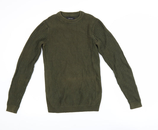 Womens UK Size 2XS River Island Green Pullover Jumper