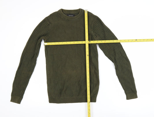 Womens UK Size 2XS River Island Green Pullover Jumper
