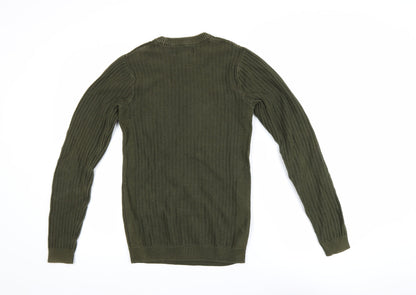 Womens UK Size 2XS River Island Green Pullover Jumper